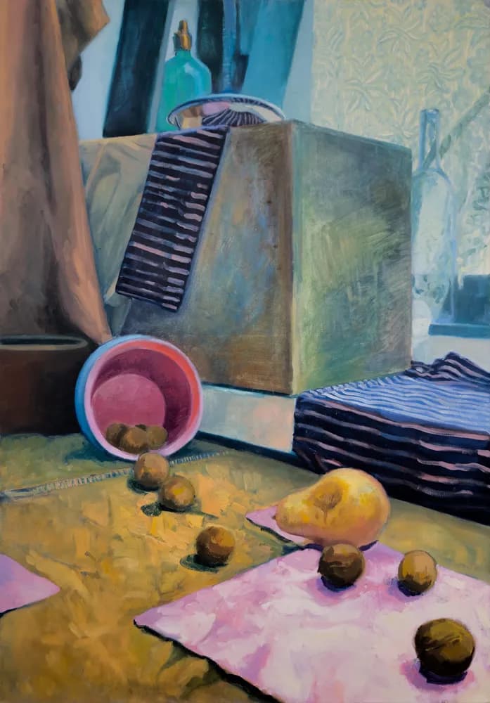 Obraz olejny — martwa natura