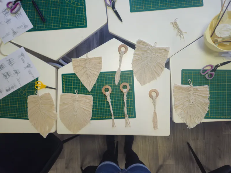 Praca kursanta tkanka studio