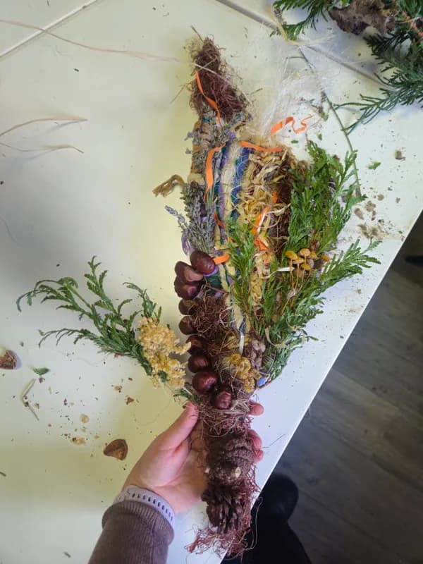 Praca kursanta tkanka studio