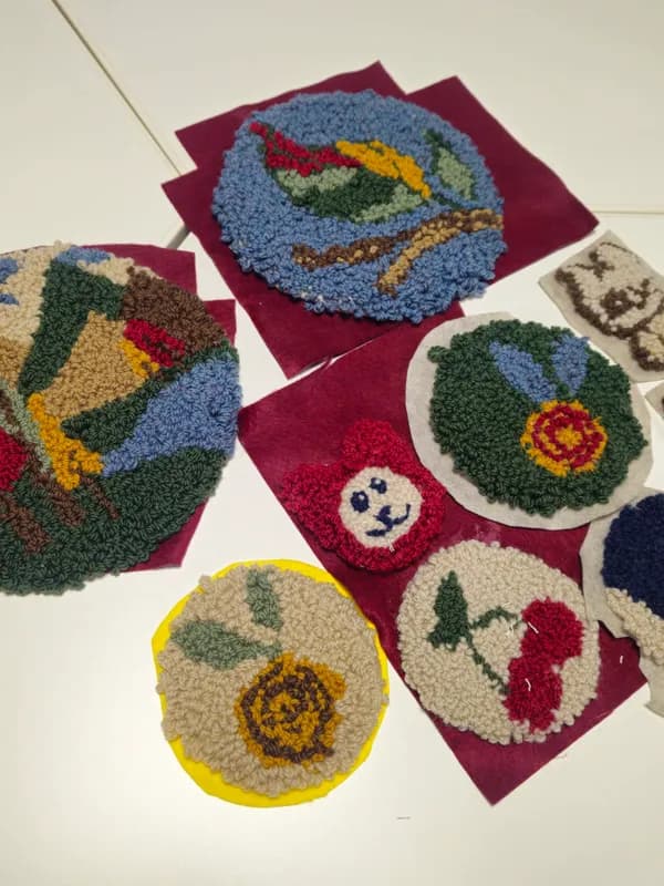 Praca kursanta tkanka studio