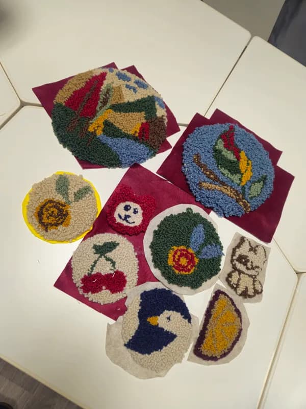 Praca kursanta tkanka studio